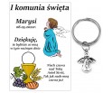 Podziękowanie Brelok Dla Gości Komunia Anioł