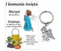 Podziękowanie Brelok Dla Gości Anioł Komunia Celofan