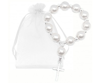 Różaniec Dziesiątka Różańca I Komunia Święta Podziękowanie Pamiątka Biały