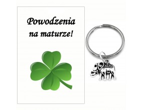 Prezent Dla Maturzysty Brelok Zakończenie Roku Słonik