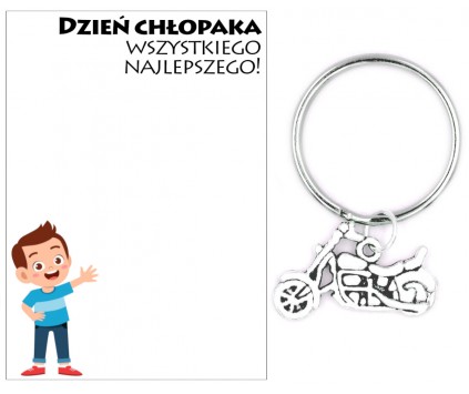 Brelok Dzień Chłopaka Motor Uczeń Szkoła