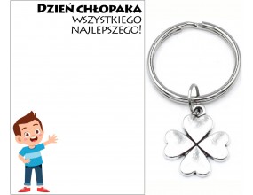 Brelok Dzień Chłopaka Koniczyna Klasa Prezent
