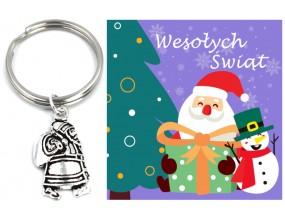 Brelok Święta Mikołaj Gwiazdka Prezent Klasa