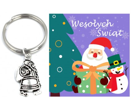 Brelok Święta Mikołaj Gwiazdka Prezent Klasa