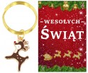 Brelok Święta Mikołajki Renifer Prezent Szkoła
