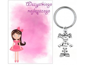 BRELOK SERCE SERDUSZKO PREZENT NA DZIEŃ KOBIET WALENTYNKI DZIEWCZYNKA