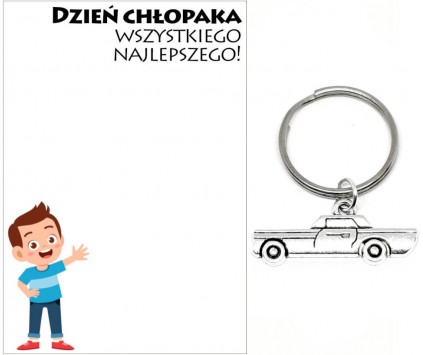 Brelok Breloczek Samochód Auto Prezent Dzień Chłopaka Uczeń