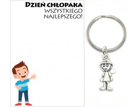 Brelok Breloczek Chłopiec Prezent Dzień Chłopaka Upominek Uczeń