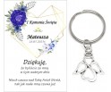 Podziękowanie dla gości brelok ANIOŁEK I KOMUNIA ŚWIĘTA IMIĘ PAMIĄTKA A21