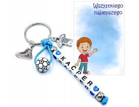 Brelok Imię Nazwa Piłka Koszulka Dzień Chłopaka Prezent