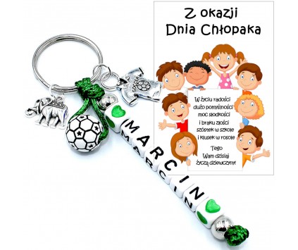 Brelok Breloczek Imię Prezent Dzień Chłopaka Klasa Szkoła Pasowanie