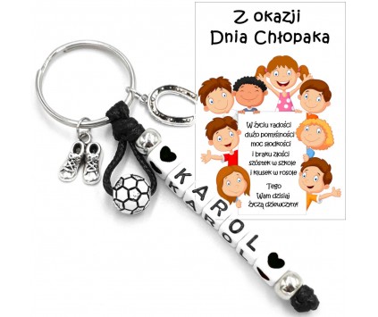 Brelok Imię Prezent Dzień Chłopaka Pasowanie Klasa Uczeń