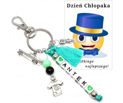 Brelok Imienny Dzień Chłopaka Prezent Klasa Szkoła Pasowanie