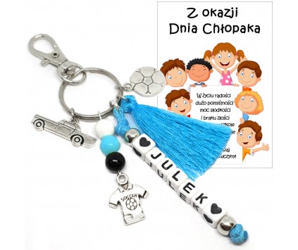 Brelok Imienny Zawieszka Dzień Chłopaka Upominek Szkoła