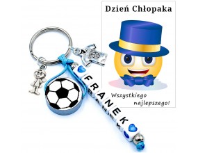 Brelok Zawieszka Imię Prezent Dzień Chłopaka Klasa Szkoła pasowanie