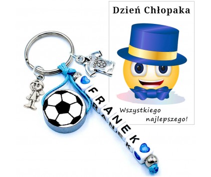 Brelok Zawieszka Imię Prezent Dzień Chłopaka Klasa Szkoła pasowanie