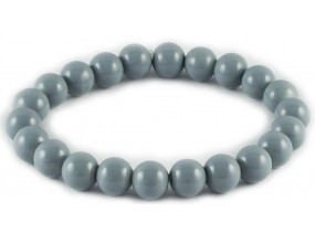 BRANSOLETKA KORALIKI SZKLANE 8mm powlekane