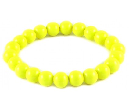 BRANSOLETKA KORALIKI SZKLANE 8mm powlekane