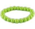 BRANSOLETKA KORALIKI SZKLANE 8mm powlekane
