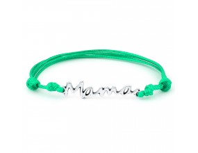 BRANSOLETKA CELEBRYTKA SZNURKOWA MAMA UPOMINEK