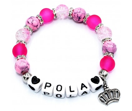 Bransoletka dziewczynka z imieniem Dzień Kobiet