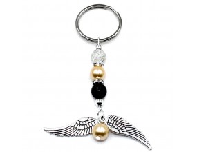 Brelok Breloczek do kluczy Złoty Znicz Skrzydła Prezent