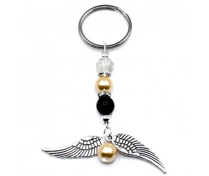 Brelok Breloczek do kluczy Złoty Znicz Skrzydła Prezent