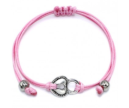 Bransoletka Dzień Matki Dzień Dziecka Serce Kłódka