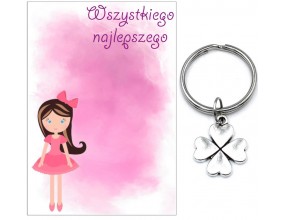 Brelok Koniczyna Zakończenie Roku Klasa Prezent Uczeń